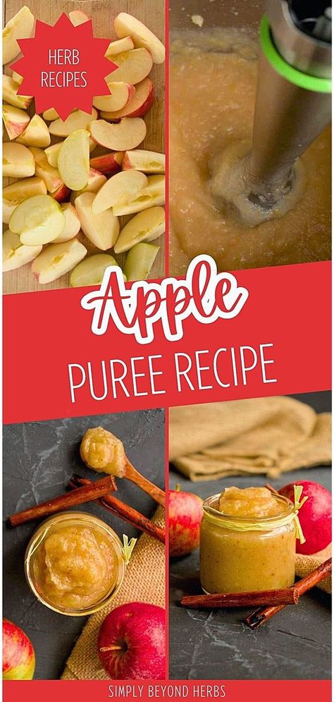 Learn the steps for creating an apple puree recipe that's both healthy and simple. Suitable for everyone from babies to adults, this puree blends fresh apples and warm spices into a versatile treat. A superb addition to our Herb Recipes collection. Find more Green Living, Fall Seasonal Food Recipes, and Natural Living at simplybeyondherbs.com. Apple Puree Recipe, Fermented Apples, Grilled Apples, Homemade Apple Sauce, Seasonal Recipes Fall, Desserts Fall, Apple Puree, Fall Favorites Recipes, Zero Waste Christmas