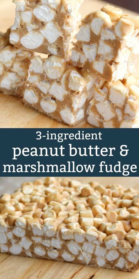 Peanut Butter Marshmallow Fudge Squares - A Turtle's Life for Me Peanut Butter Marshmallow Fudge, Fudge Marshmallow, Marshmallow Fudge, Easy Candy, Peanut Butter Marshmallow, Fudge Bars, Butter Fudge, Recipes With Marshmallows, Easy Peanut Butter