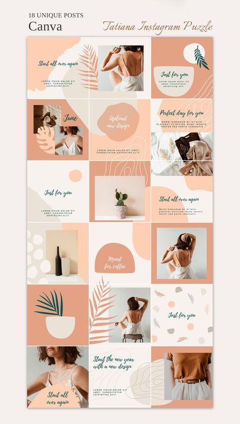 Instagram Feed Inspiration Colorful, Instagram Grid Design, Instagram Design Layout, Instagram Feed Planner, Instagram Feed Layout, Instagram Puzzle, Instagram Theme Feed, Instagram Feed Ideas Posts, Instagram Template Design