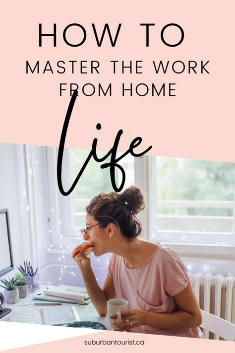 Staying Productive Working From Home, Romanticize Work From Home, Tips For Working From Home, Work From Home Productivity Tips, How To Balance Work And Home Life, Work At Home Aesthetic, Working From Home Aesthetic, Work From Home Set Up, Aesthetic Work From Home