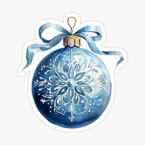 Get my art printed on awesome products. Support me at Redbubble #RBandME: https://www.redbubble.com/i/sticker/Blue-Christmas-Decoration-X-Mas-Ball-Christmas-Tree-by-My-Magic-World/154774314.EJUG5?asc=u Blue Christmas Aesthetic, Christmas Stickers Printable, 2025 Sticker, Christmas Tree Sticker, Winter Stickers, Ball Christmas Tree, Turquoise Christmas, Tree Sticker, Blue Christmas Decor