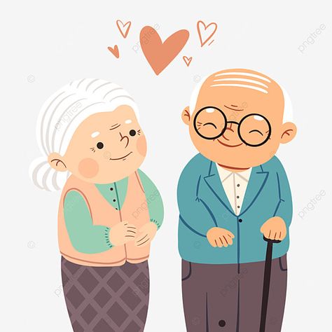 Grandparents Cartoon, Family Drawing Illustration, Cartoon Png Transparent, Simple Cartoon Characters, Grandparent Photo, Man Png, Happy Grandparents Day, Cartoon Png, Family Drawing