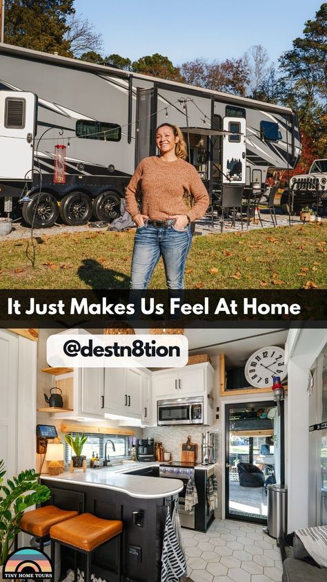 Join Desiree from Destn8tion as she guides you through their stunning Keystone Raptor 423 toy hauler, a space that perfectly combines the comforts of home with the mobility of RV living. After moving from a traditional home, Desiree and her family have embraced the RV lifestyle, making their space uniquely theirs with various upgrades and personal touches. Keystone Raptor Toy Hauler Remodel, Renovated Toy Hauler, Fifth Wheel Toy Hauler Remodel, Toy Hauler Remodel Kids Room, Rv Loft Ideas, Toy Hauler Decorating Ideas, Toy Hauler Organization, Toy Hauler Renovation, Toy Hauler Remodel