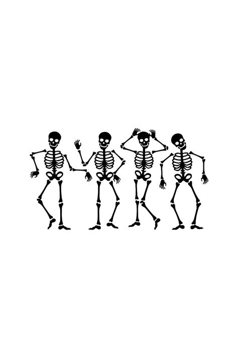 Skeleton SVG for Shirt | Skeleton SVG Halloween | Skeleton SVG Cute | Skeleton SVG Funny | Fall Skeleton Svg Free, Dancing Skeleton Svg, Skeleton Silhouette, Halloween Svgs, Fall Tee Shirts, Fall Crafting, Halloween Svg Files, Ceramic Cafe, Halloween Decals