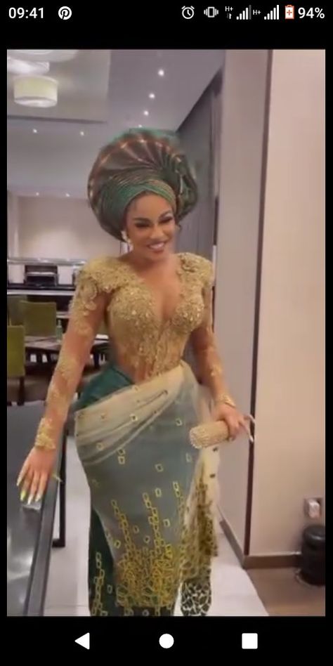 Traditional African Attire, Rita Dominic, Orishas Yoruba, Nigerian Dress, African Traditional Wedding Dress, Nigerian Lace Styles Dress, Nigerian Lace Styles, Nigerian Bride, African Wedding Attire