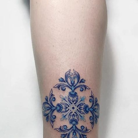 Tile Tattoo, Lisbon Tattoo, Portuguese Tattoo, Shop Tile, Portuguese Tile, Portuguese Tiles, Spanish Tile, Tattoos Ideas, The Client