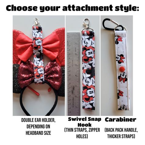 Ear Holder Diy, Mickey Ears Holder, Ear Holder Disney, Diy Disney Ear Holder For Backpack, Diy Mickey Ear Holder For Bag, Mickey Ear Holder Diy, Diy Mouse Ear Holder, Disney Ear Holder Keychain, Mouse Ear Holder For Backpack Diy