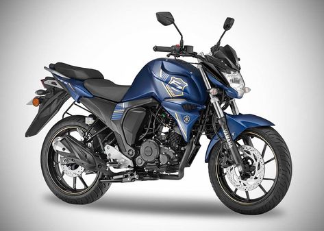 The new Yamaha FZS-FI has been launched with a rear disc brake. The bike also receives an all-new Armada Blue colour scheme and is priced at Rs. 86,042 /- (ex-showroom Delhi). Yamaha Fzs Fi, Fz Bike, Blue Colour Scheme, Hd Background Download, Yamaha Bikes, Initials Logo Design, Military Gear Tactical, Hd Background, Initials Logo