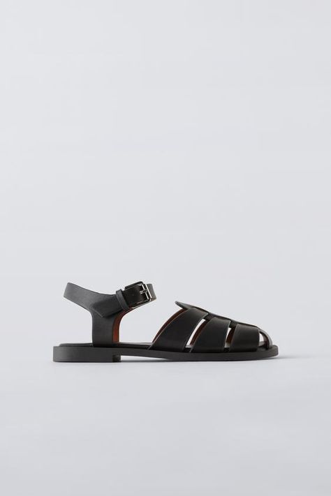 Cage Sandals, Caged Sandals, Polyurethane Foam, Capsule Wardrobe, Ankle Strap, Rubber Sole, Zara, Buckle, Sandals