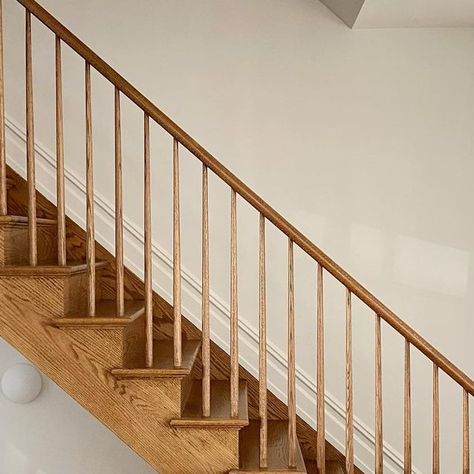 Hetman LLC on Instagram: "Brooklyn townhouse before and after. We tackled two issues. First the staircase connecting ground floor and 1st floor was missing. Second the new staircase that we added had open stringers and it didn’t match with the existing closed stringer staircase leading up to second floor. We ended up fabricating custom oak staircase with continuous solid oak handrail over candle shaped spindles. There were many challenges but the end result speaks for itself. Swipe to see befor Stringer Staircase, Quarry House, Oak Staircase, Brooklyn Townhouse, Oak Handrail, Open Stairs, New Staircase, Glass Staircase, Stair Case