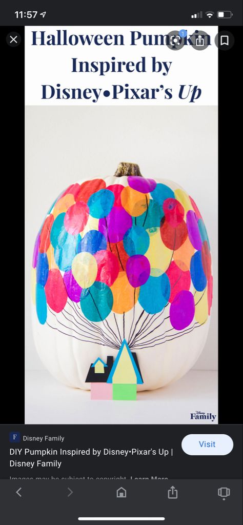 Halloween Painted Pumpkin, Up Pumpkin, Pumpkin Family, Halloween Things, Painted Pumpkin, Diy Pumpkin, Disney Family, White Pumpkins, Painted Pumpkins