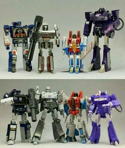 Before and after??? Original Transformers, Lego Transformers, Transformers Generation 1, Transformers Masterpiece, Old School Toys, Transformers Collection, 1980s Toys, Transformers Decepticons, Transformers Action Figures