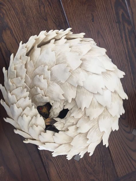 Ardmore Pangolin in ivory Pangolin Aesthetic, Ardmore Ceramics, Transformers Oc, Ceramics Sculptures, Product Sketches, Rhythmic Pattern, Elephant Sculpture, Nature Collection, Linoleum