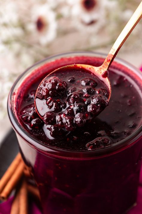 Berry Puree Recipe, Berry Compote Recipe, Mixed Berry Compote, Blackberry Compote, Compote Recipe, Berry Compote, Winter Dishes, Fruit Compote, Homemade Cheesecake