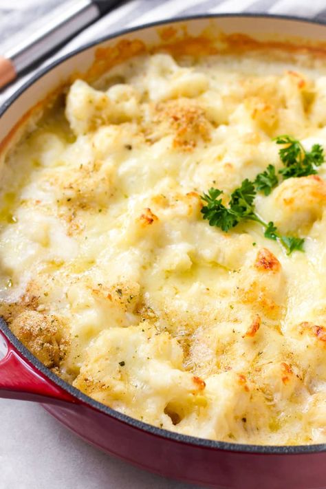 Cauliflower Au Gratin - Cooking For My Soul Cauliflower Au Gratin Recipes, Cheesy Cauliflower Steaks, 1950s Thanksgiving, Cauliflower Gratin Recipe, Gratin Recipes, Cauliflower Au Gratin, Cauliflower Cheese Bake, Cheesy Cauliflower Bake, Cauliflower Bake