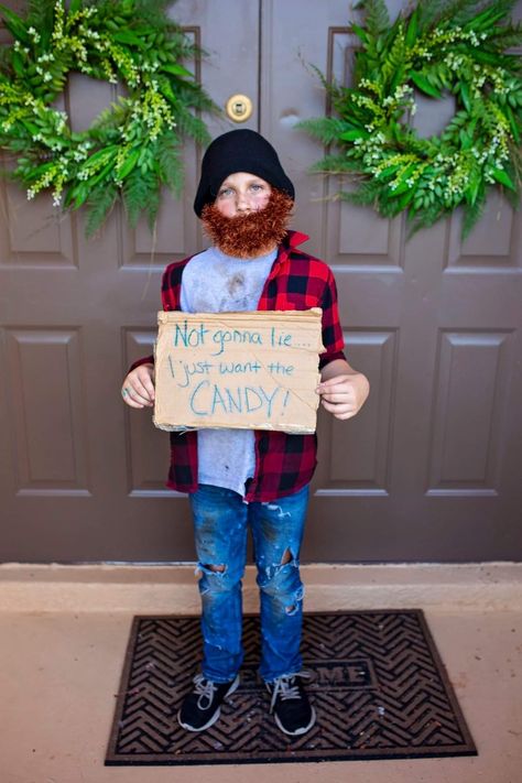 Homeless Hobo Costume Homeless Halloween Costume, Homeless Costume, Hobo Costume, Black Halloween Dress, Group Costumes, Mens Halloween Costumes, Diy Valentines Gifts, Halloween Dress, Diy Costumes