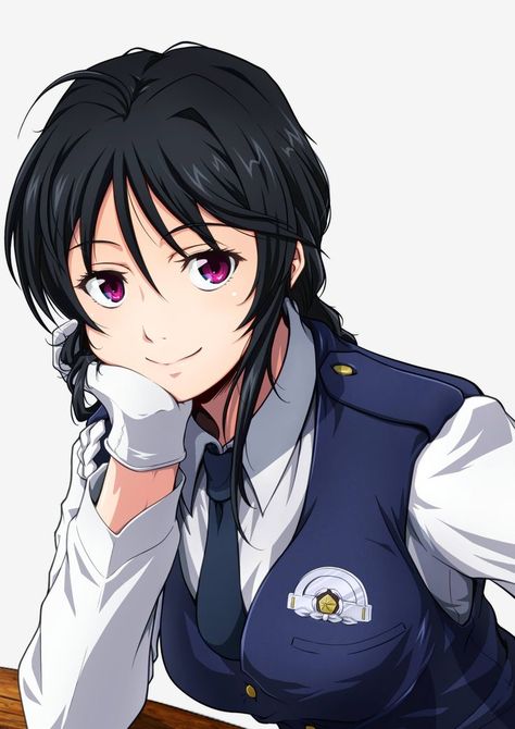 Artist: Fukuro ooji Anime Police Woman, Anime Police, Woman Uniform, Detective Shows, Police Uniform, Manga Poses, Cop Show, Women's Uniforms, Police Uniforms