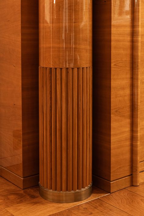 Northcal wines - holocene Salon New Classic, Interior Column Design, Column Design Interior, Column Cladding, Column Detail, Modern Column, Wall Panel Molding, Cladding Design, Interior Columns