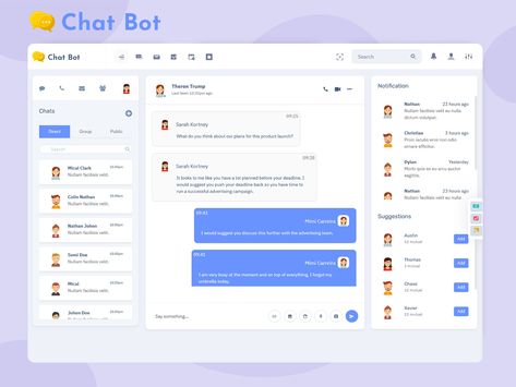 Chat Bot Admin Dashboard – Responsive Bootstrap 5 Admin Template Dashboard Web Application. . https://themeforest.net/item/chatx-bot-responsive-bootstrap-admin-dashboard-template/28483821 . #envato #themeforest #chatapp #chatapplication #chatapplicationdashboard #chatbotapp #Bootstrap4 #crm #CSS3 #Dashboard #webkit #Webapp #AdminPanel #chatwebapplication #uxdesign #interface #uidesign #uiux #admin #admindashboard #Chatbotdashboard #admindashboardtemplate #bootstrapadmintemplate #dashboards Chat Bot Ui Design, Chat Dashboard, Dashboard Design Template, Chatbot App, Bootstrap Template, Admin Dashboard, Dashboard Ui, Dashboard Template, Explainer Video