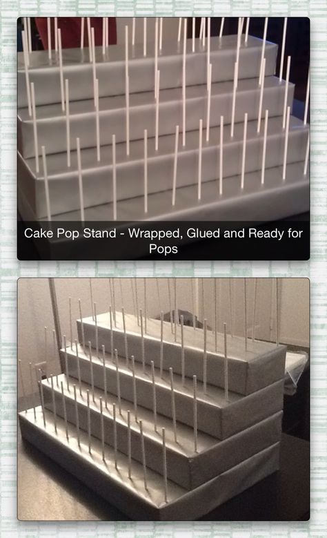 How To Make A Cake Pop Stand Diy, Cake Pop Display Ideas Christmas, Cake Pop Stands Display, Cake Pop Holder Ideas, Cake Pop Display Ideas Graduation, Diy Cake Pop Display, Cake Pop Storage, Cake Pop Display Ideas Birthday, Cake Pop Holders Diy Display