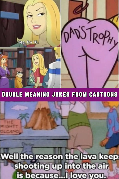 Double meaning jokes from cartoons that we've never understood as kids😁 Double Meaning Jokes, Meanwhile In Russia, Bizarre Photos, Double Meaning, Kids Tv Shows, Parenting Memes, Kids Tv, Sketches Easy, The Funny