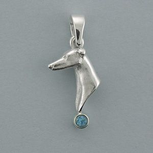 Greyhound Pendant - SGREY501 [SGREY501] - $145.00 : 14k-9 Inc., Designers Of Quality Gold & Silver Dog Jewelry Greyhound Jewelry, Head Study, Greyhound Art, Silver Dog, Irish Wolfhound, Adorable Dogs, Dog Jewelry, Italian Greyhound, Silver Work