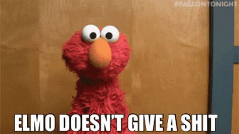 Elmo Does It Look Like I Care GIF - Elmo Does It Look Like I Care - Discover & Share GIFs Animated Gif, Cool Gifs, Gif