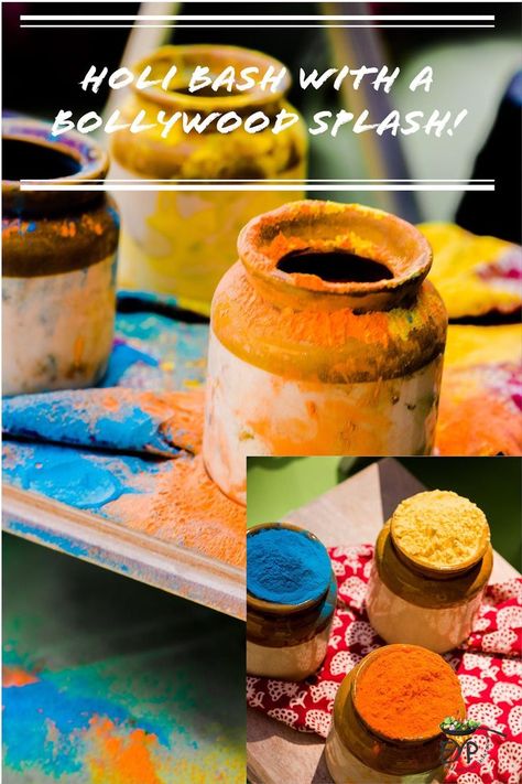 Holi with a Bollywood Splash! – Enhance Your Palate     Event inspiration post loaded with ideas to jazz up your next Holi party or other colorful celebrations including decorations, food and other details. Party Organization Ideas, Celebration Cakes For Women, Holi Theme, Holi Party, Holi Festival Of Colours, Holi Colors, Party Dessert Table, Holi Celebration, Party Tablescapes