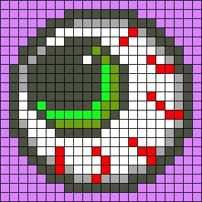 Eyeball Pixel Art, Pixel Eyes Art, Horror Pixel Art Grid, Pixel Art On Paper, Pixel Art Eyes, Halloween Pixel Art Grid, Scary Pixel Art, Eye Pixel Art, Creepy Pixel Art