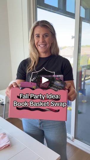 2.3K views · 14 reactions | Forget book club and try this fall book basket swap! 🤩 | Play Party Plan | Play Party Plan · Original audio Book Basket Party, Book Basket Exchange, Book Swap Party, Book Basket, Book Swap, Swap Party, Book Baskets, Party Plan, Fallen Book