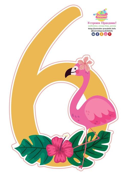 Flamingo Printables, Flamingo Topper, Flamingo Cake Topper, Unicorn Birthday Decorations, Birthday Cards For Mother, Flamingo Themed Party, Birthday Decorations At Home, Spongebob Birthday Party, Pool Party Kids