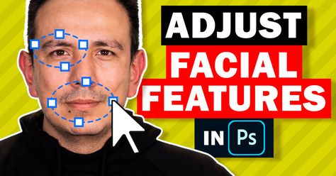 Learn how to easily adjust facial features in Photoshop using these magical tools. Old Photo Restoration, Photoshop Tutorials Free, Photoshop Training, Photoshop Lessons, Photoshop Tricks, Digital Photography Lessons, Photoshop Video Tutorials, Face Tools, Photoshop Video