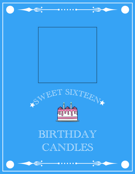 16 Wishes Candles Template, 16 Wishes Template, Sixteen Wishes Candles, 16 Wishes Candles, Sweet Sixteen Candles, 16 Wishes, Sweet 16 Candles, Candles Box, Castle Birthday Cakes