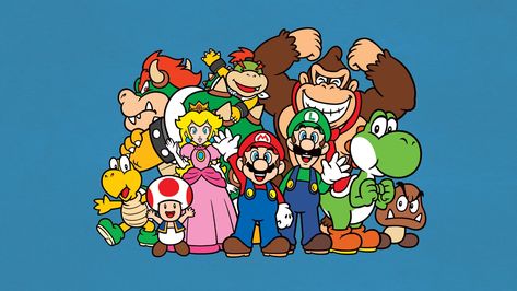 1920x1080 45 High Quality Nintendo Wallpapers | Full HD Pictures Mario And Friends, Mario Und Luigi, Character Generator, Snowman Wallpaper, Mario Y Luigi, Mario E Luigi, Super Mario Nintendo, Mario And Princess Peach, Super Mario Kart