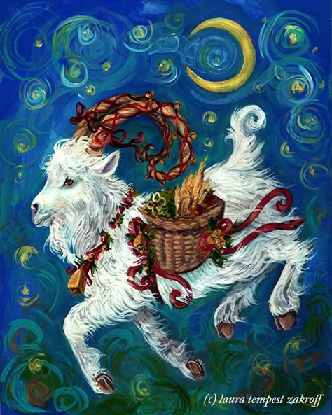 Yule Celebration, Pagan Christmas, Yule Goat, Holly King, Light In The Darkness, In The Darkness, Winter Art, Winter Kids, Winter Solstice