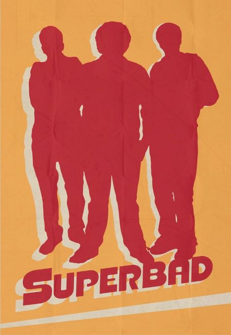 Superbad Superbad Movie, Teenage Movie, Michael Cera, Minimal Movie Posters, Alternative Movie Posters, Great Films, Film Art, Funny Movies, Film Posters