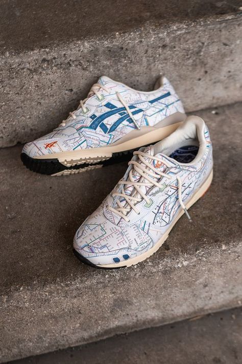 Asics Gel-Lyte 3 TOKYO Subway Pack Split Tongue, Tokyo Subway, White Peacoat, Asics Gel Lyte Iii, Gel Lyte Iii, Asics Gel Lyte, Gel Lyte, Early 90s, Asics Gel