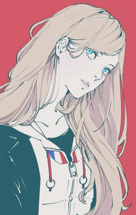 Persona Icons, Persona 5 Ann, Long Hair Drawing, Persona Art, Ann Takamaki, Persona Five, Atlus Games, Anime Long Hair, Velvet Room