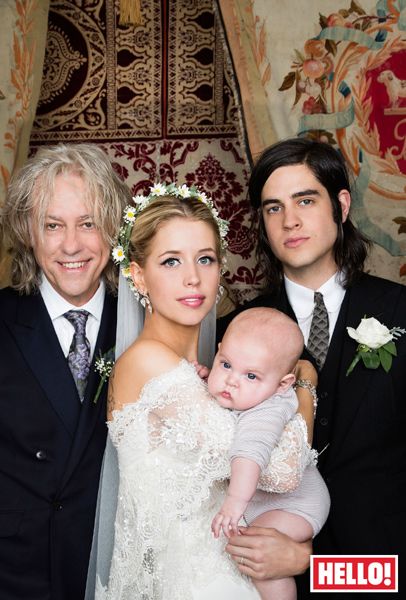 Peaches Geldof wedding Peaches Geldof Wedding, Peaches Geldof, Celebrity Wedding Photos, Bob Geldof, Floral Headdress, Celebrity Bride, Hello Magazine, Charlotte Rampling, Monsieur Madame