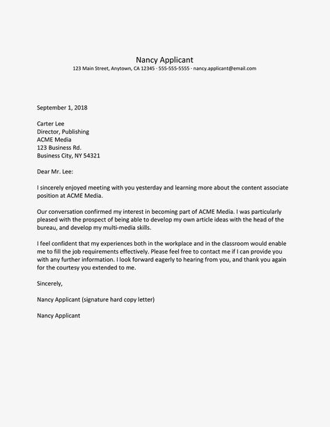 Screenshot of a job interview thank you letter sample Thank You Interview Letter, Interview Thank You Email Examples, How To Say Thank You After An Interview, Thank You Letter After Interview Samples, Job Questions, Letter After Interview, Interview Thank You Notes, Thank You Letter Examples, Frances Bavier