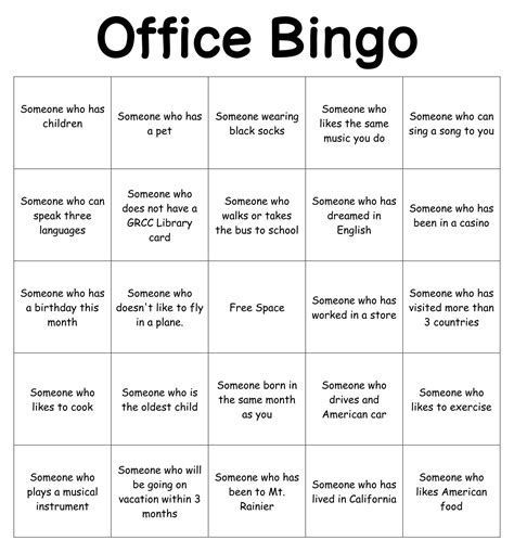 Office Bingo Template  At Jennaviola Office Bingo, Camping Bingo, Bingo Books, Road Trip Bingo, Summer Bingo, Free Printable Bingo Cards, Bingo Games For Kids, Bingo Online, Free Bingo Cards