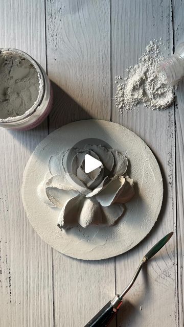 SCULPTNEST ™ on Instagram: "Rose making using @sculptnest sculpture paste ♥️  [art tutorial, rose, hydrangeas , sculpture painting , art reels, art video, tutorials] #sculpturepainting #sculpturepaintings #sculpturepaintingindia🇮🇳 #trending" Hydrangea Plaster Art, Rose Sculpture Painting, Sculpture Painting Tutorial, Rose Making, 3d Wall Art Sculpture, Art Reels, Sculpting Tutorials, Painting Texture, Plaster Sculpture