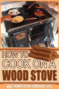 Wood Burning Cook Stove, Wood Stove Cooking, Wood Stove Fireplace, Homesteading Skills, Cooking Stove, Emergency Preparation, Cool Wood Projects, Fire Cooking, Stove Oven