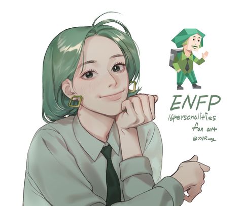 Entp And Enfp Fanart, Enfp X Intp Fanart, Enfp Personality Fanart, Enfp Entp Fanart, Enfp And Infj Fanart, Intj Enfp Fanart, Enfp X Infj Fanart, 16 Personalities Characters, Enfp T Personality Types