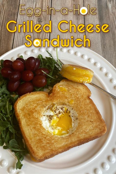 An Egg in a Hole Grilled Cheese (or "Bird in a Nest" as we call it in the Pacific NW) is a deliciously messy twist on a classic breakfast sandwich. Easy to make and fun to eat! #eggrecipe #eggrecipes #grilledcheesesandwich #grilledcheese #grilledcheeserecipe Board Brunch Ideas, Easy Brunch Party, Charcuterie Board Brunch, Brunch Menu Ideas Easy, Casserole With Hashbrowns, Breakfast Casserole With Hashbrowns, Brunch Charcuterie Board, Breakfast Charcuterie Board, Brunch Charcuterie