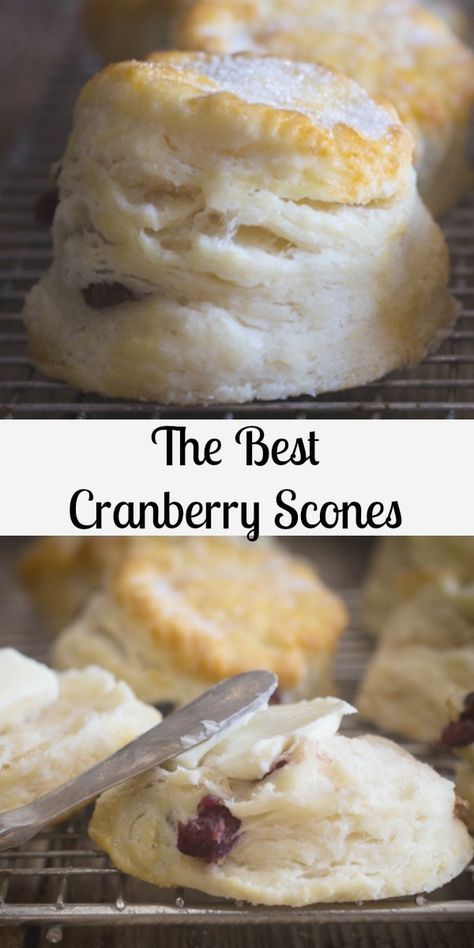 Perfect Scones Recipe, Dessert Biscuits, Cranberry Scones, Homemade Scones, Scone Recipes, Scones Recipe, Autumn Recipes, Savory Appetizer, Cranberry Recipes