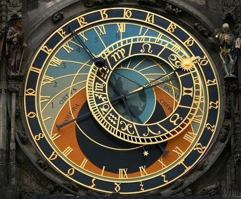 The Essence of Time: Monumentally Important Clocks | WIRED Prague Astronomical Clock, Powers Of Ten, Astronomical Clock, Mechanical Clock, Prague Travel, Chinese Astrology, Sundials, Old Town Square, Skeleton Watches