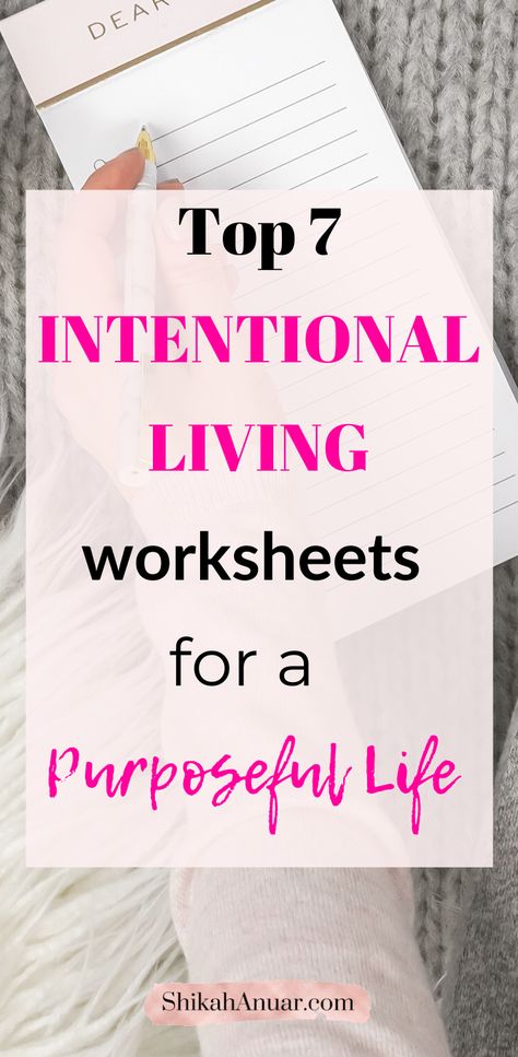 Live Worksheet, Live On Purpose, Coaching Worksheets, Intentional Living Quotes, Intentional Life, Purposeful Life, Mental Health Resources, Group Therapy, Meaningful Life