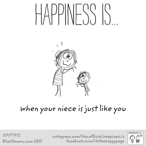 Happiness is when your niece is just like you. Auntie Quotes Niece, Aunt Quotes Funny, Niece Birthday Quotes, Niece Quotes From Aunt, Love Children Quotes, Niece Birthday Wishes, Auntie Quotes, Baby Captions, Niece Quotes