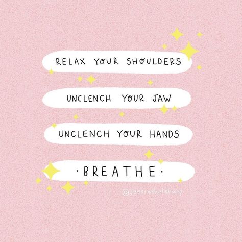 Unclench Your Jaw, Action For Happiness, Jaw Clenching, Meditation Benefits, Empowerment Quotes, Meditation Quotes, Kids Journal, Just Breathe, Gratitude Journal